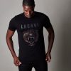 LUCAVI Tiger Diamante Tee Black / Polychrome - Image 2